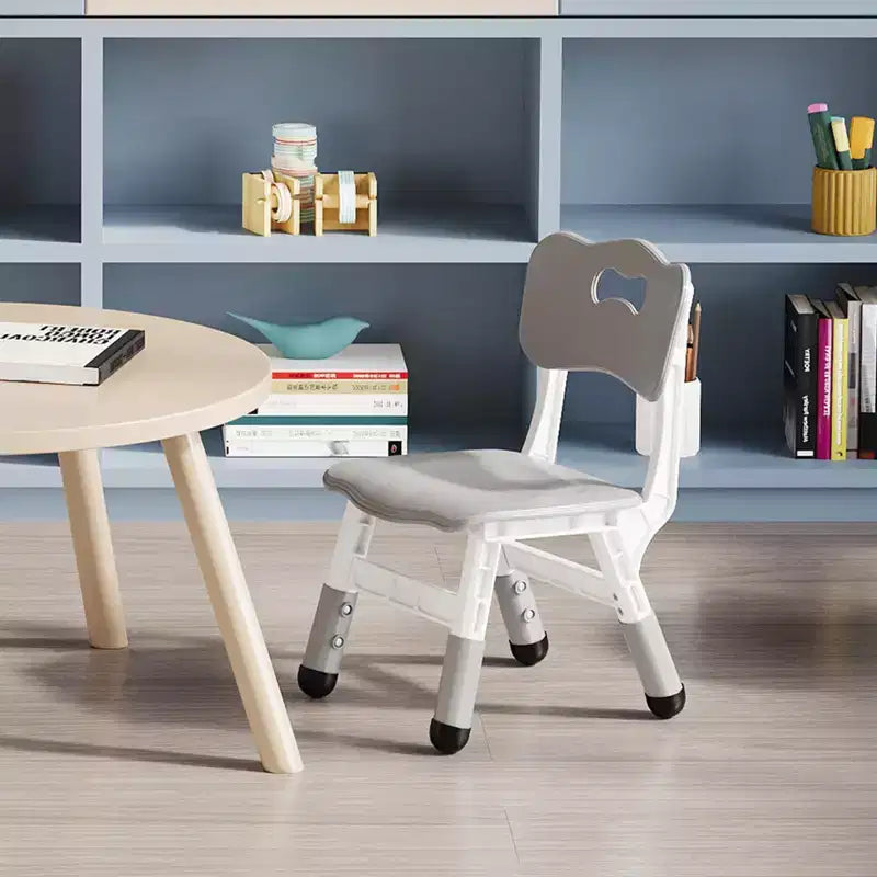Chaises pour enfants réglables en hauteur sur 3 niveaux - Chaises en plastique pour tout-petits avec patins antidérapants pour les enfants de 2 à 12 ans