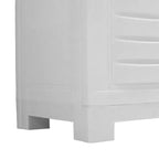 Armoire de rangement en plastique Sunnydaze avec 2 étagères réglables et 1 tiroir - 57