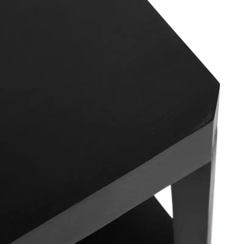 Table basse rectangulaire Talcott de Kate and Laurel, 36x20x18, noire