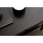 Table basse rectangulaire Talcott de Kate and Laurel, 36x20x18, noire