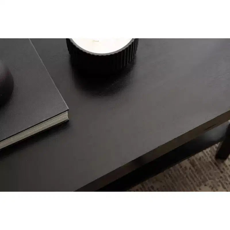 Table basse rectangulaire Talcott de Kate and Laurel, 36x20x18, noire