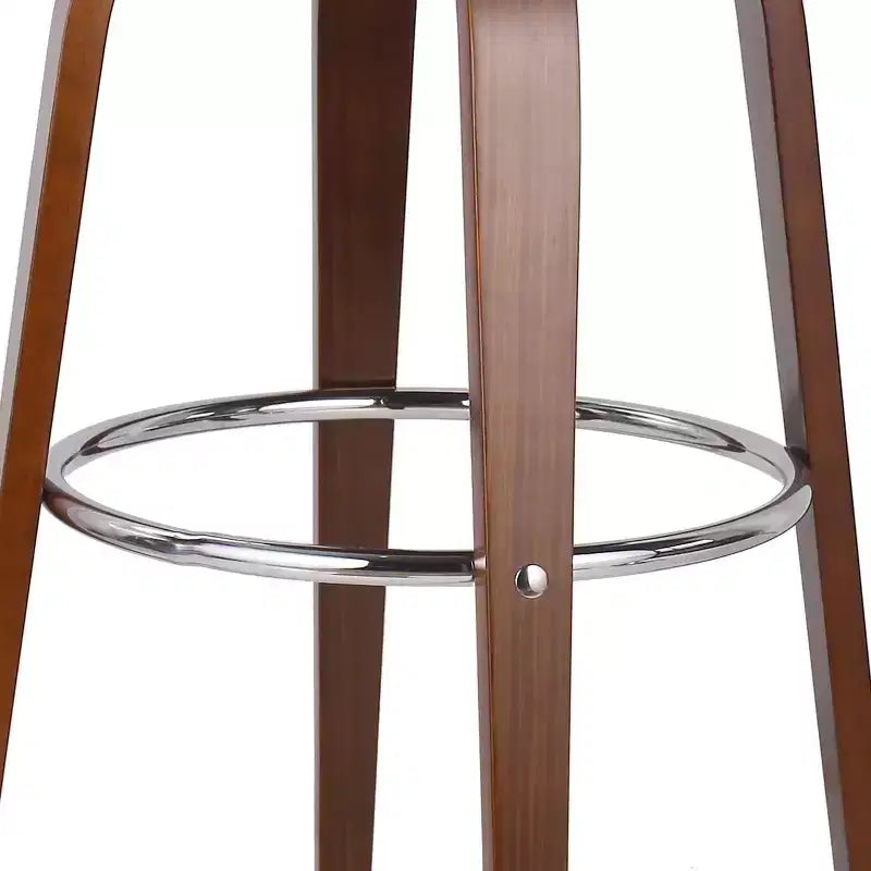 Tabouret de bar pivotant à 360°, tabouret de comptoir, chaise de salle à manger, tabouret de cuisine de pub, Noir et marron-ModernLuxe
