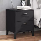 vidaXL Table de chevet D'appoint Meuble de chambre à coucher Bois d'ingénierie