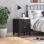 vidaXL Table de chevet D'appoint Meuble de chambre à coucher Bois d'ingénierie