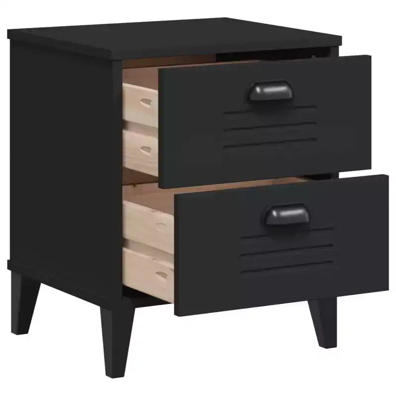 vidaXL Table de chevet D'appoint Meuble de chambre à coucher Bois d'ingénierie