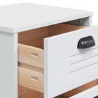 vidaXL Table de chevet D'appoint Meuble de chambre à coucher Bois d'ingénierie