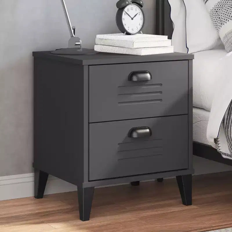 vidaXL Table de chevet D'appoint Meuble de chambre à coucher Bois d'ingénierie