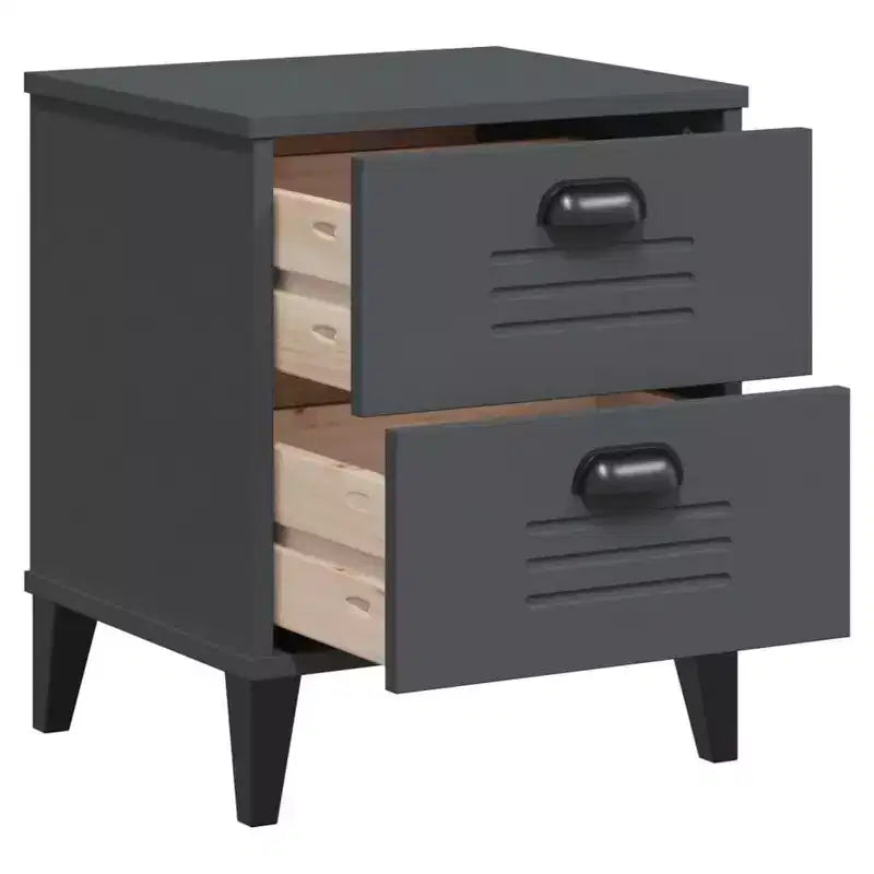 vidaXL Table de chevet D'appoint Meuble de chambre à coucher Bois d'ingénierie