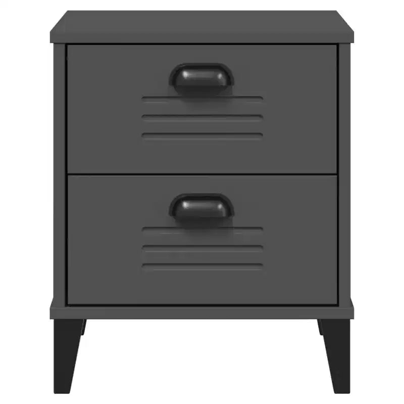 vidaXL Table de chevet D'appoint Meuble de chambre à coucher Bois d'ingénierie