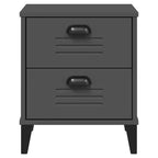 vidaXL Table de chevet D'appoint Meuble de chambre à coucher Bois d'ingénierie