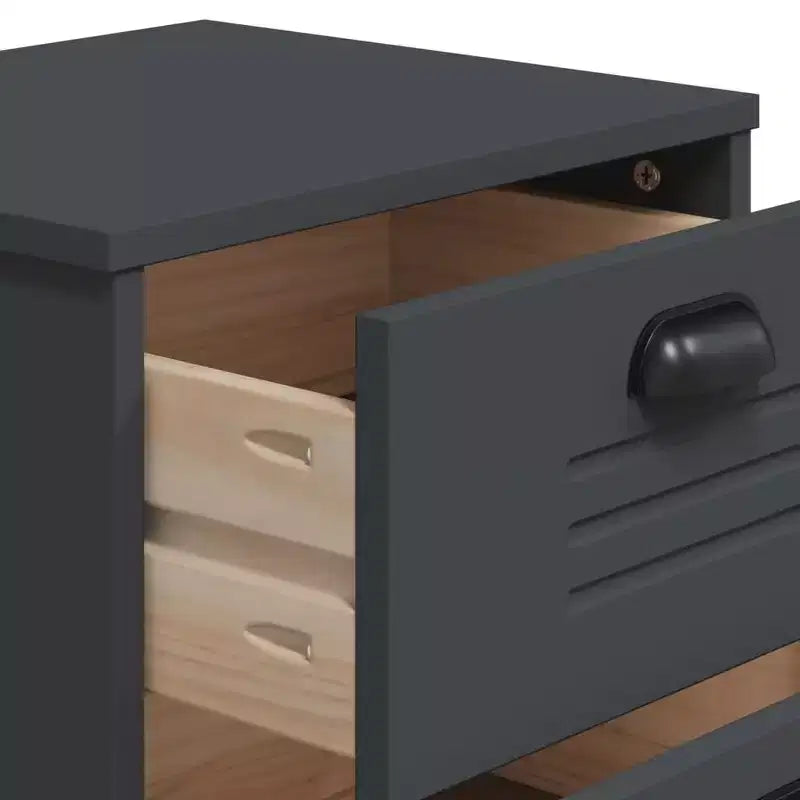 vidaXL Table de chevet D'appoint Meuble de chambre à coucher Bois d'ingénierie