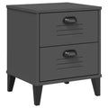 vidaXL Table de chevet D'appoint Meuble de chambre à coucher Bois d'ingénierie