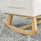 Fauteuil d'appoint moderne avec dossier haut Fauteuil de salon Fauteuil à bascule