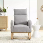 Fauteuil d'appoint moderne avec dossier haut Fauteuil de salon Fauteuil à bascule
