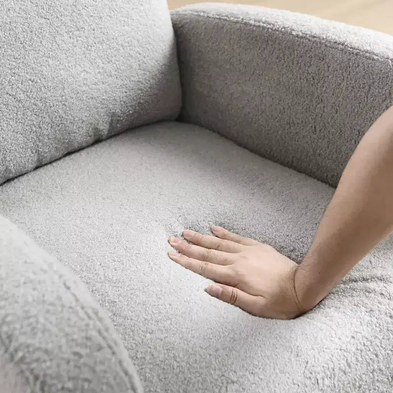 Fauteuil d'appoint moderne avec dossier haut Fauteuil de salon Fauteuil à bascule
