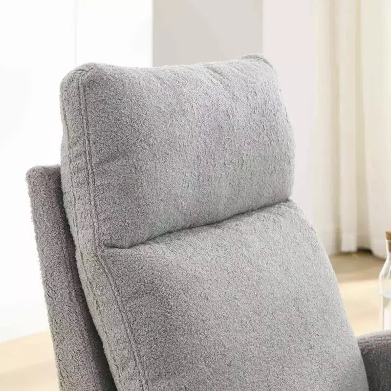 Fauteuil d'appoint moderne avec dossier haut Fauteuil de salon Fauteuil à bascule