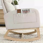 Fauteuil d'appoint moderne avec dossier haut Fauteuil de salon Fauteuil à bascule