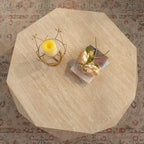 Table basse GDFStudio Beaufort en bois de sapin de 37,4 po de forme irrégulière