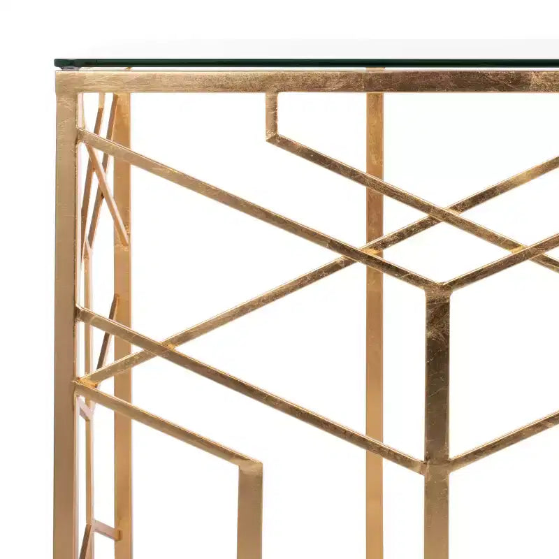 Console Sean Gold Leaf - AMH8342A - Or - Safavieh Couture
