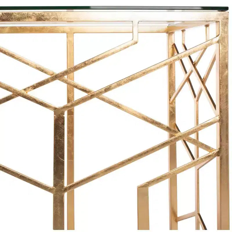 Console Sean Gold Leaf - AMH8342A - Or - Safavieh Couture
