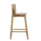 Tabourets de bar d'intérieur en bois Mario avec dossier incurvé Christopher Knight Home (lot de 2)