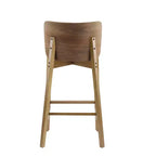 Tabourets de bar d'intérieur en bois Mario avec dossier incurvé Christopher Knight Home (lot de 2)