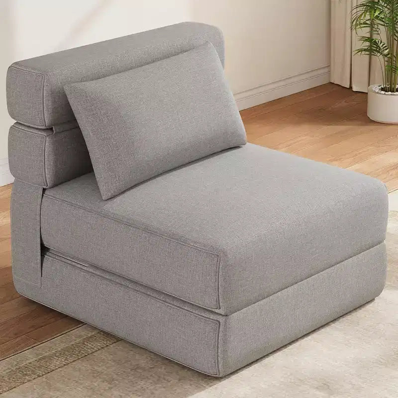 Fauteuil convertible moderne avec oreiller amélioré, lits pliants en mousse à mémoire de forme, canapé de sol confortable