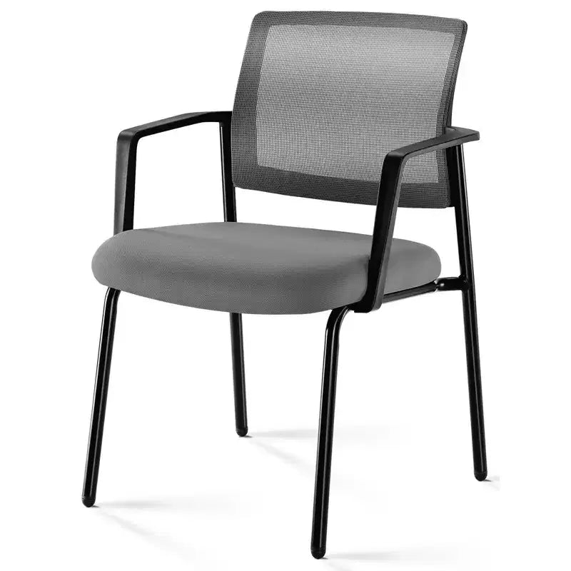 Chaise pliable en cuir gris MAYEERTY pour bureau à domicile, fête, portable et confortable