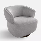 Vatros Barrel Chair Fully Assembled Swivel Accent Chair