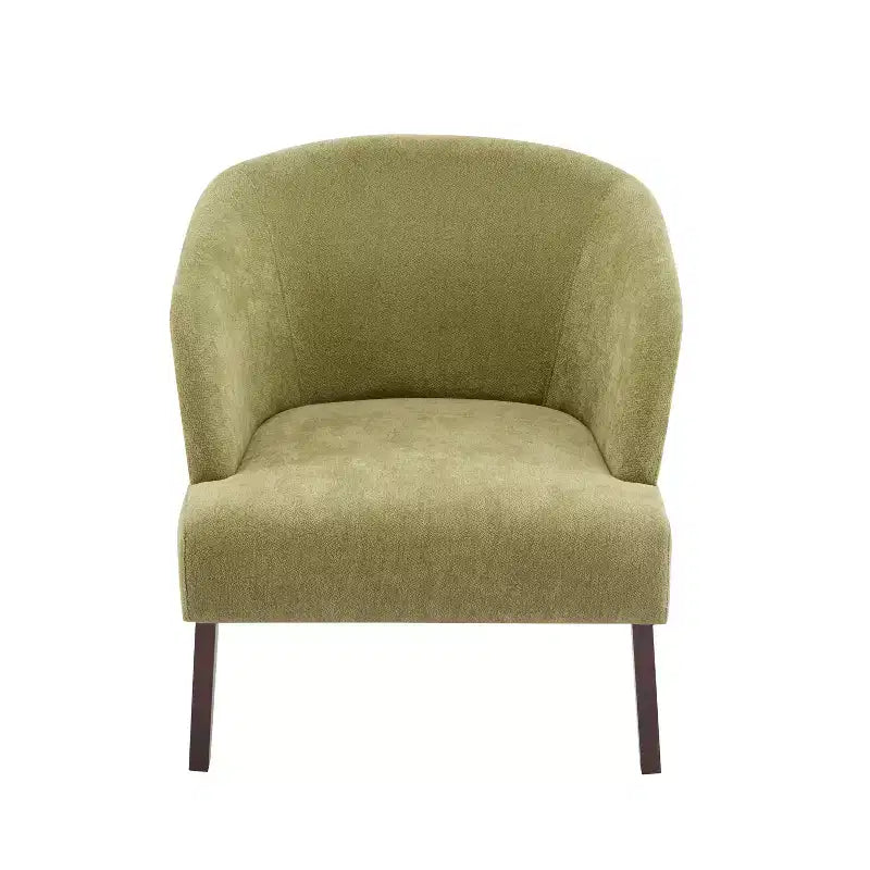 Christopher Knight Home Carla Chaise d'appoint rembourrée moderne du milieu du siècle avec dossier incurvé
