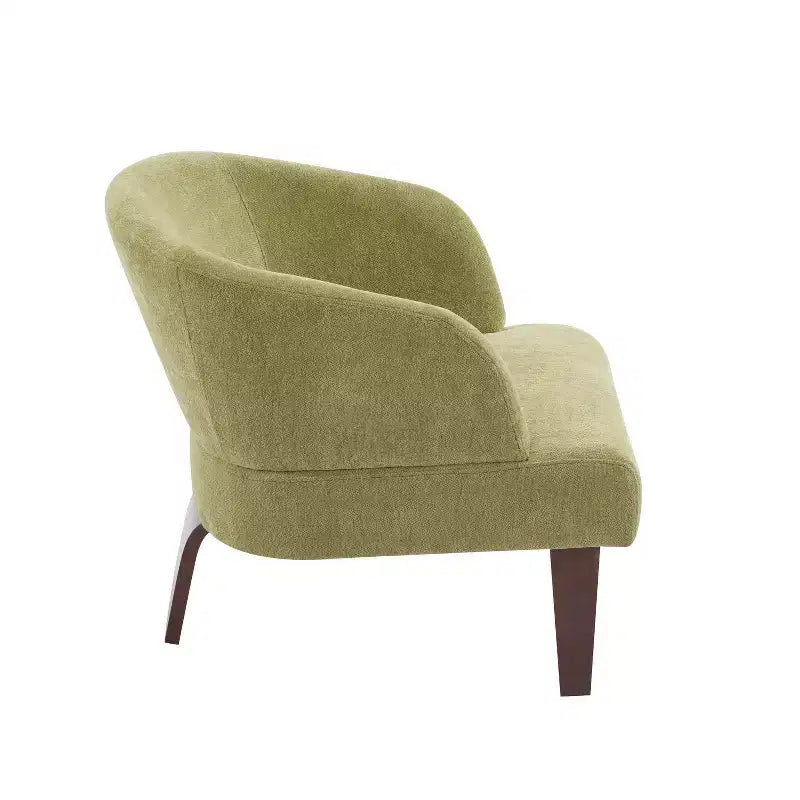 Christopher Knight Home Carla Chaise d'appoint rembourrée moderne du milieu du siècle avec dossier incurvé