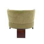 Christopher Knight Home Carla Chaise d'appoint rembourrée moderne du milieu du siècle avec dossier incurvé