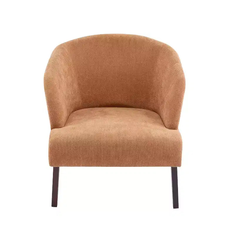 Christopher Knight Home Carla Chaise d'appoint rembourrée moderne du milieu du siècle avec dossier incurvé