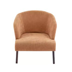 Christopher Knight Home Carla Chaise d'appoint rembourrée moderne du milieu du siècle avec dossier incurvé