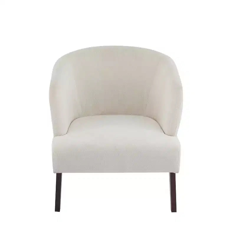Christopher Knight Home Carla Chaise d'appoint rembourrée moderne du milieu du siècle avec dossier incurvé
