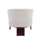 Christopher Knight Home Carla Chaise d'appoint rembourrée moderne du milieu du siècle avec dossier incurvé