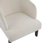 Christopher Knight Home Carla Chaise d'appoint rembourrée moderne du milieu du siècle avec dossier incurvé