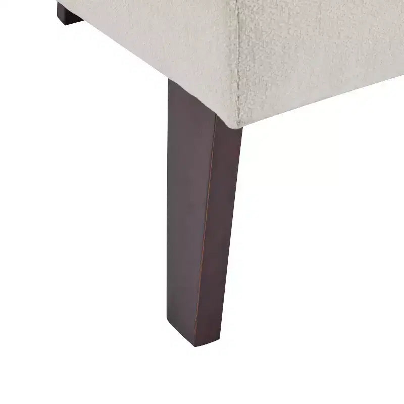 Christopher Knight Home Carla Chaise d'appoint rembourrée moderne du milieu du siècle avec dossier incurvé