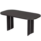 Ensemble de salle à manger Whisen 6 pièces en bois massif avec banc et chaises rembourrées pour cuisine ou salle à manger, style ferme moderne, disponible en 2 couleurs classiques