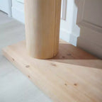Console rectangulaire moderne GDFStudio Valentina de 150 cm en bois avec pieds colonnes