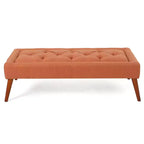 GDFStudio Chatham Pouf capitonné mi-siècle moderne 50