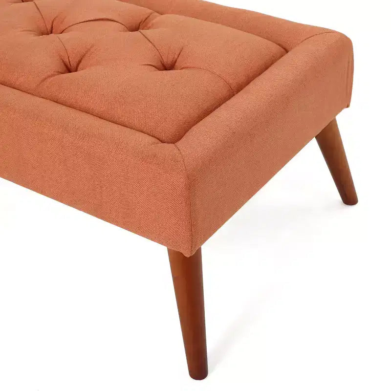 GDFStudio Chatham Pouf capitonné mi-siècle moderne 50