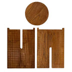 Table d'appoint ronde Storied Home