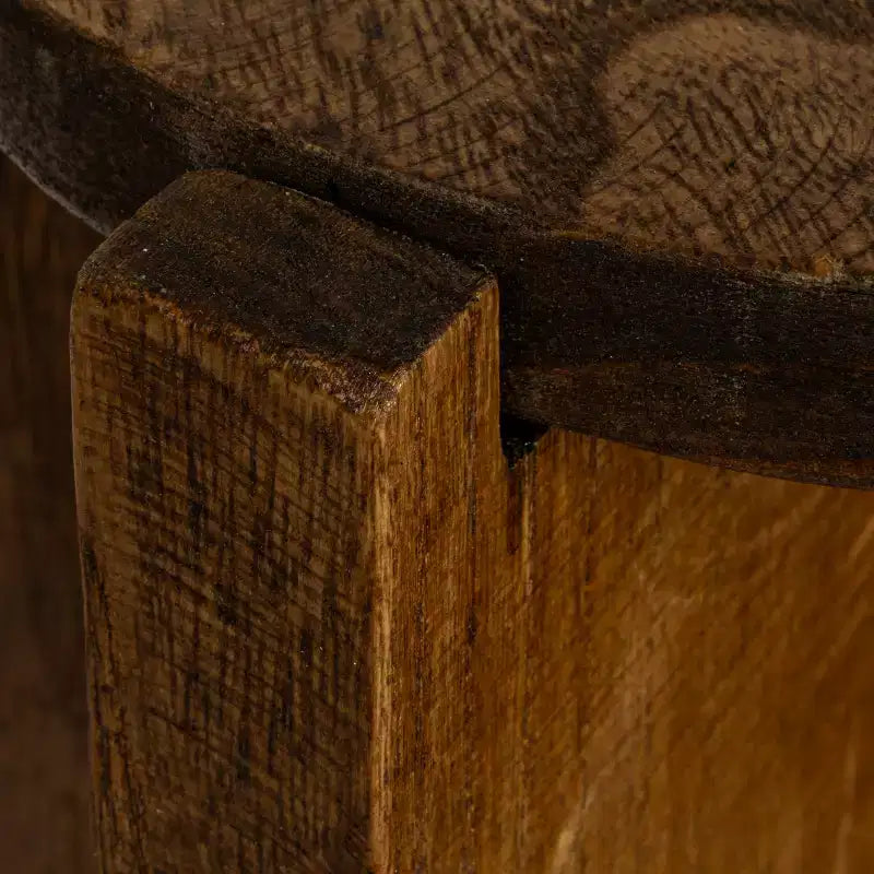 Table d'appoint ronde Storied Home