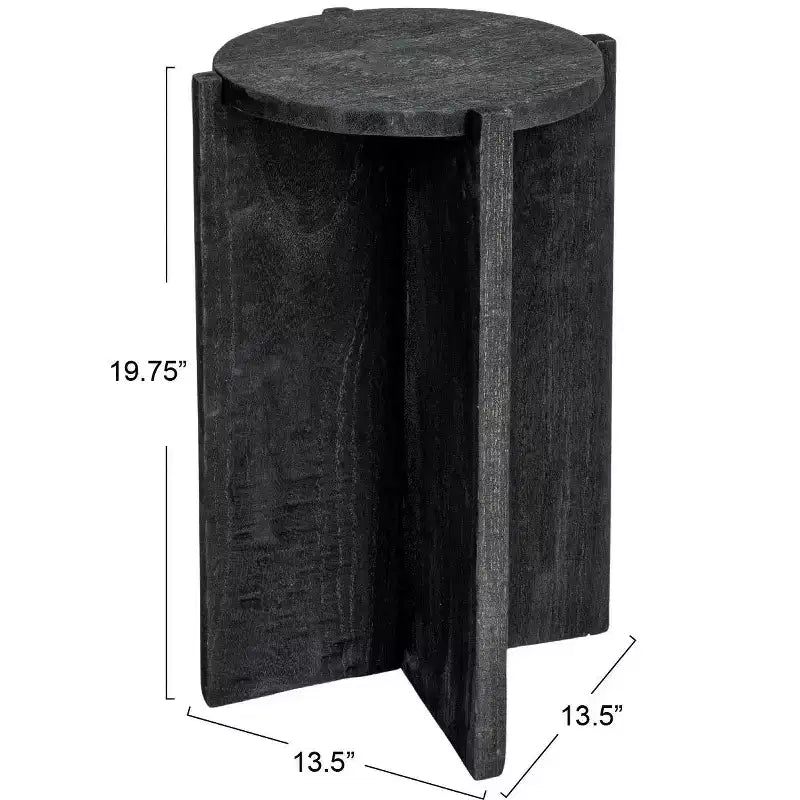 Table d'appoint ronde Storied Home