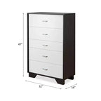 Commode GDFStudio Colbert à 5 tiroirs en bois de 47 po
