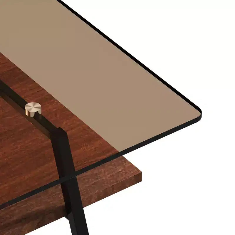 Table Basse en Verre Moderne Table de Salon Table d'Appoint - ModernLuxe
