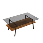 Table Basse en Verre Moderne Table de Salon Table d'Appoint - ModernLuxe