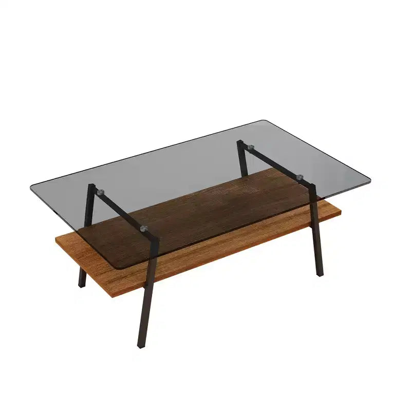 Table Basse en Verre Moderne Table de Salon Table d'Appoint - ModernLuxe