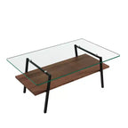 Table Basse en Verre Moderne Table de Salon Table d'Appoint - ModernLuxe